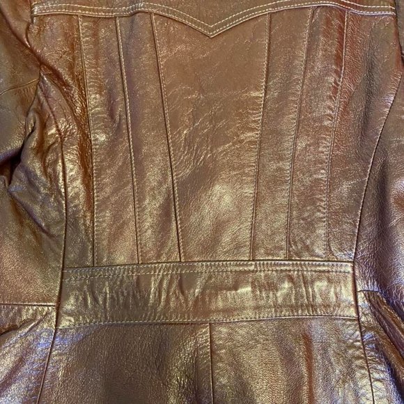 Vintage 70s Leather Blazer-style Jacket by El Venado | Made in Mexico - Picture 4 of 4